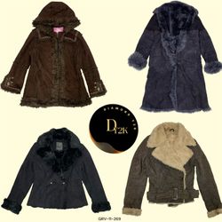 Retro Y2K Statement Fur Coats – Cozy & Stylish (GR..