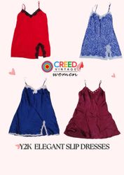 CR2971 Y2K Elegant Slip Dresses - 8 Pcs