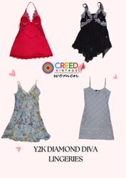CR2972 Y2K Daimond Diva Lingerie - 8 Pcs