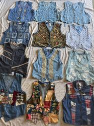 Denim waistcoat 25 pieces