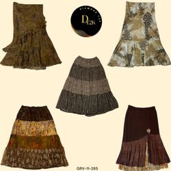 Y2K Earthy Vibes Skirt Collection (GRV-11-285)