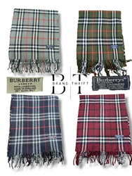 Y2k BURBERRY MIX COLOR SCARVES -15 Pcs