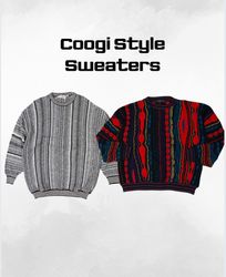 Coogi style sweaters