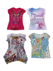 Branded printed t-shirts - 40 pcs - dec7/24