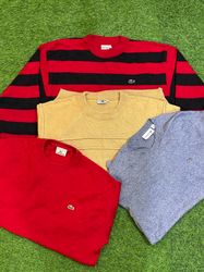 Lacoste round neck sweaters