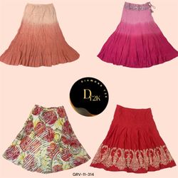 Y2K Cotton Mix Skirt – Vintage Style Essential (GR..