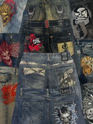 Japanese Embroidered Pants 20 pcs (B71)