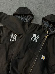 Jaquetas com Capuz Carhartt x Yankees Estilo Rewor..