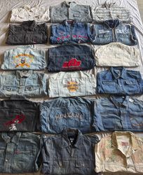 Denim hip hop jackets 31 pieces