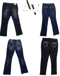 Stylish branded flare jeans