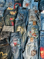 Japanes Embroidery Jeans 50 Piec