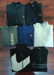 G0112 Vintage Mix Branded Fleece Jackets 7 Pieces