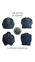 Y2K CYBER GIRL ERA DENIM BLAZERS