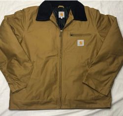 Carhartt Rework-Stil beige Jacke