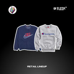 Branded sweatshirts and hoodies 100 pcs