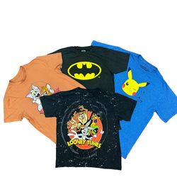 60 x Cartoon bedrucktes T-Shirt (exakte Stückzahl ..