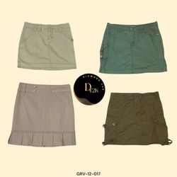 Y2K Cotton Cargo Mini Skirt – Vintage Utility Vibe..