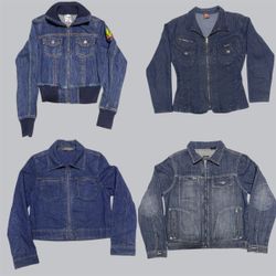 Y2K Britney Era Denim Jackets  15 Piece   :64: