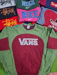 Rework-Stil Vans Sweatshirt.