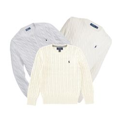 30x Ralph lauren white cable kint sweater