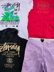 Vestes Stussy mix T-shirt shorts chemise