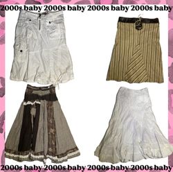 Vintage/victorian era y2k skirts-010