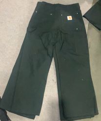 Carhartt rework style green pant