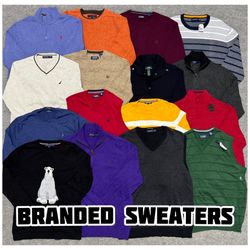 Ralph Lauren Tommy Lacoste Chaps Nautica Sweaters