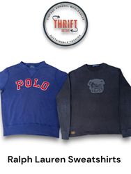 #VV454  Ralph Lauren Sweatshirts 8 PCs