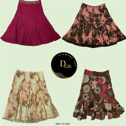 Vintage Y2K Fairy Cotton Skirts – Ethereal Vibes (..