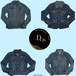 Y2K Vintage Denim Button-Up Jacket (GRV-12-057)