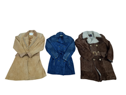 Suede afghan mix jackets/coats grade abc - 14 pcs ..