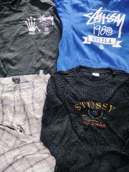 Stussy mix categorises jackets Tshirt trousers shi..