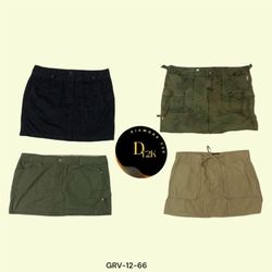 Y2K Mini Cargo Skirts – Vintage Utility Style (GRV..