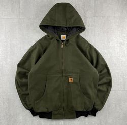 Carhartt Dark Green Rework Style Jackets