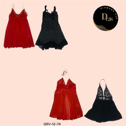 Dreamy Y2K Romantic Slip Dresses (GRV-12-074)