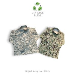 Digital Army Man Shirts