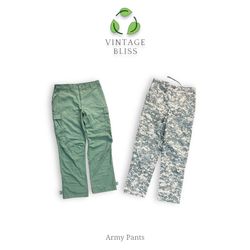 Digital & Green Army pants