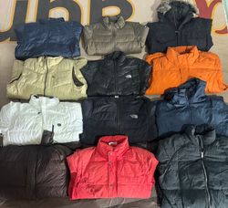 Puffer mix branded jackets 15 pieces