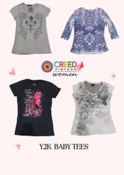 CR3025 Y2K Baby Tees - 15 Pcs