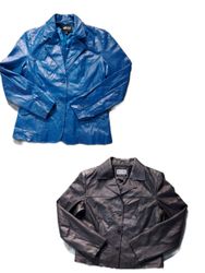 Y2k Leather Blazer jackets