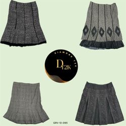 Cozy & Stylish Y2K Wool Skirts (GRV-12-095)