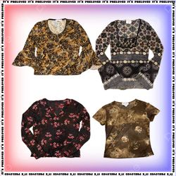 Y2K Boho Florals Tops Mix (RX-900)