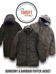 #VV467 Veste matelassée Burberry/Barbour 6 pièces