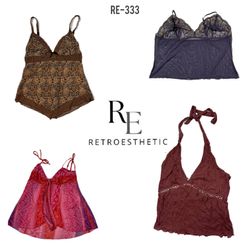 Y2K Cutesy Cami Tops (RE-333)