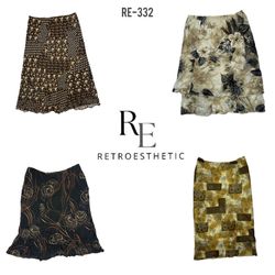 Y2K Gothic Mix Poly Skirts (RE-332)