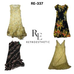 Y2K Flared Mix Summer Dresses (RE-337)