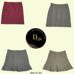 Y2K Woolen Mini Skirts for Effortless Style (GRV-1..