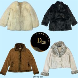 Retro Y2K Fluffy Fur Jackets – Statement Style (GR..