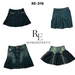 Y2K Denim Mini Skirts (RE-319)